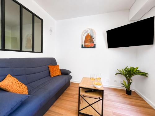 T2 calme, parking privé, proche centre ville