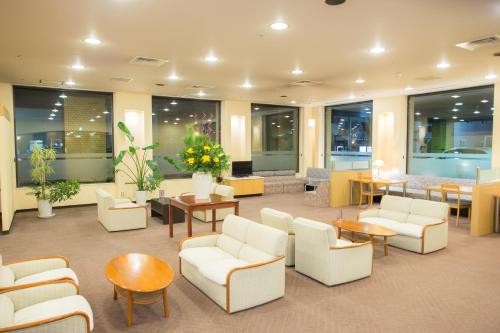 Lobby, Shizunai Eclipse Hotel in Hidaka