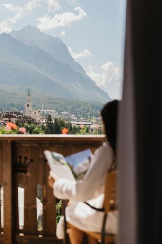 Hotel Corona in Cortina d'Ampezzo városközpont