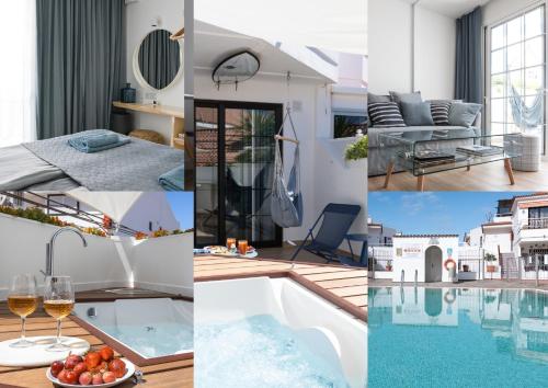 Modern, design, private jacuzzi - 2 terraces, 2 beds - Wow Apartment - Los Christianos
