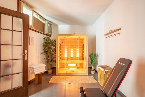 Lake Como with view, sauna and air conditioning