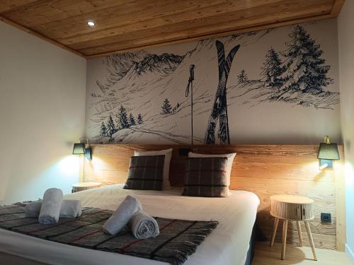 1 double bed