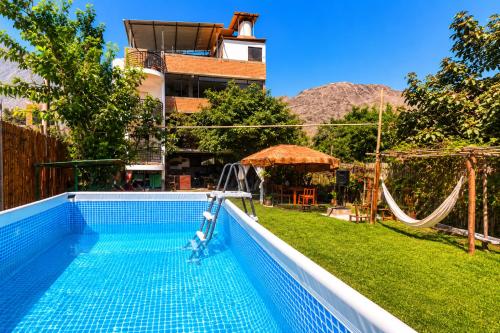 Casa de Campo en Lunahuaná con jardin amplio para Familias y Amigos