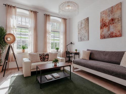 Gemütliche Erdgeschosswohnung auf dem Kaßberg mit Balkon und 2 Schlafzimmern in Chemnitz, Deutschland