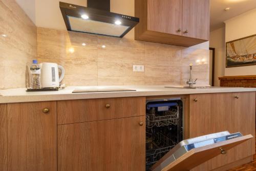 Kitchen, Klassik Hotel in Chisinau