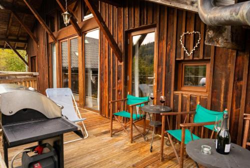Balkons/terase, Top Floor Chalet Apartment in Saint-Jean-d'Aulps, Balcony in Le Biot