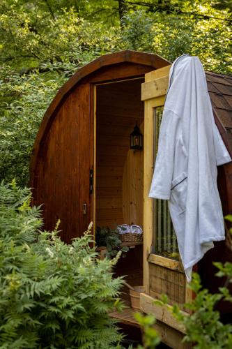 Sauna, Agroturystyka Akacjowe Zacisze- pokoje ze śniadaniami, sauna, balia, tarasy wśród drzew, slow life (Agroturystyka Akacjowe Zacisze- pokoje ze sniadaniami, sauna, balia, tarasy wsrod drzew, slow life) in Ropienka