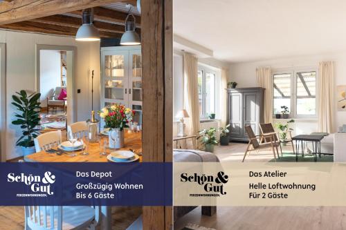 Schön & Gut Ferienwohnungen Naumburg - Depot - Atelier