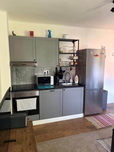 ห้องครัว, 1 Bedroom Flat Own Entrance in วราติมอฟ