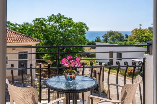 Balcony/terrace, Dionysios Studios in Kefalonia
