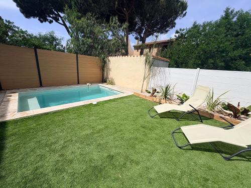 Villa avec piscine à Canet Plage 800m de la Mer