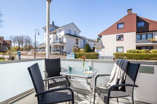 Balcony/terrace, Gastehaus Daheim in Scharbeutz