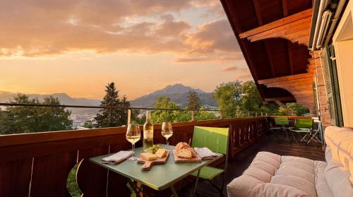 Chalet mit Seesicht & Pilatus-Panorama