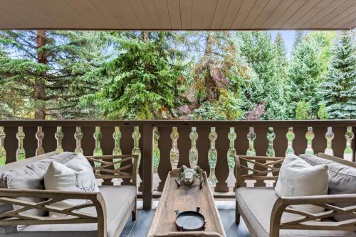 Balkon/teras, Christiania Condominiums- CoralTree Residence Collection in Vail (CO)