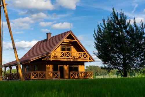 Domek z sauną i jacuzzi Leśny Azyl - Mosna