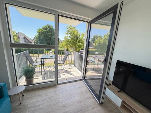 Balkons/terase, RegioStyle Gemütliche Wohnung im Schaalseepark! (RegioStyle Gemutliche Wohnung im Schaalseepark!) in Zarrentin am Schaalsee