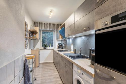 virtuve, Diemelseeholiday mit Kamin in Diemelsee