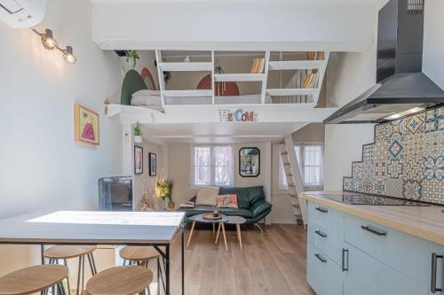 Loft lumineux climatisé Port & Vieux-Nice à pied