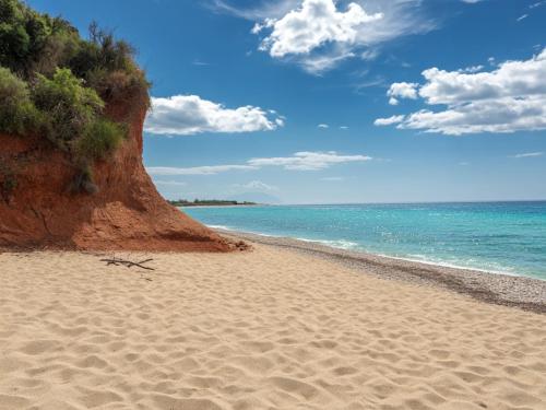 Beach, IMARET house in Platanitis Maronia