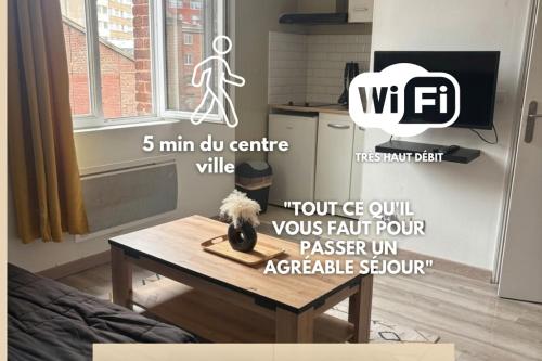 studio équipé hypercentre Valenciennes - Location saisonnière - Valenciennes