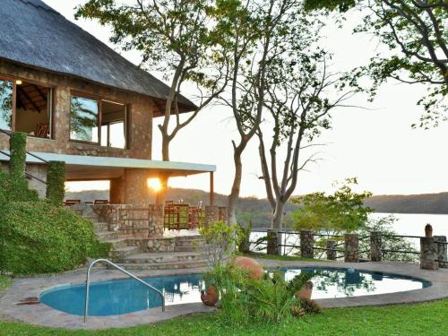 Exterior view, Masumu River Lodge in Dete