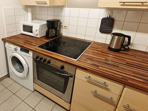 köök, 2-Zimmer Ferienwohnung in Großbeeren in Grossbeeren