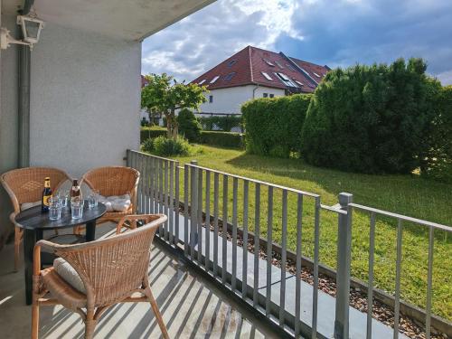 Rõdu/terrass, 2-Zimmer Ferienwohnung in Großbeeren in Grossbeeren