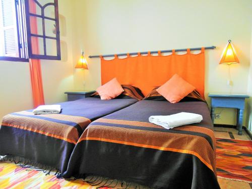 1 double bed, 3 twin beds