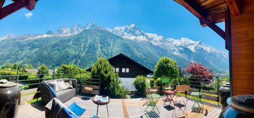 Chalet luxe 10 pers Vue Mont-Blanc Hammam