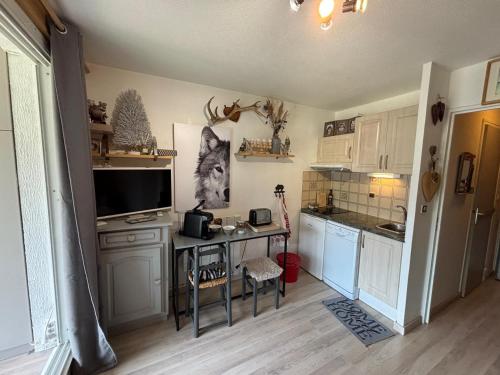 Studio fonctionnel, vue montagne - 4 pers.