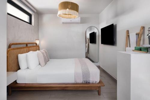 1 double bed