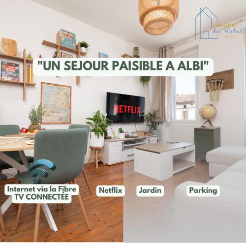 Le Pastel Albigeois Parking & jardin 1km Unesco