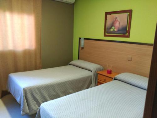 1 double bed