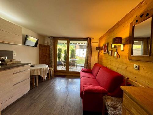 Studio cosy 4 pers, ski au pied, terrasse, garage, WIFI - FR-1-437-66