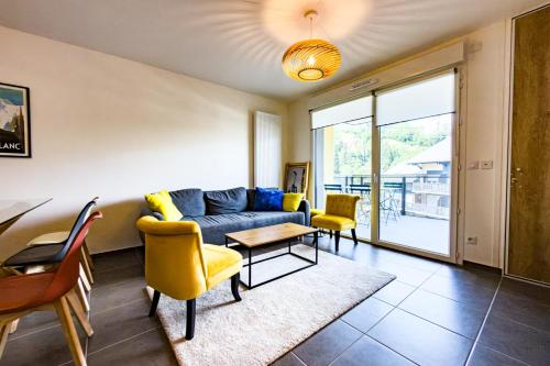 Appartement neuf avec terrasse vue sur les Aravis