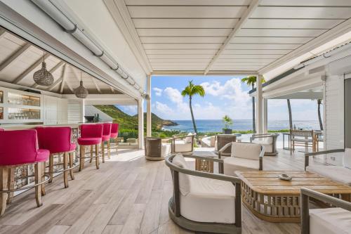 Pub/salong, Le Toiny Hotel & Beach Club in Gustavia