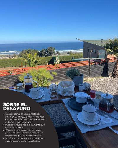 Comida y bebida, Viento Sur Pichilemu Lodges Cama King con Calientacamas in Pichilemu