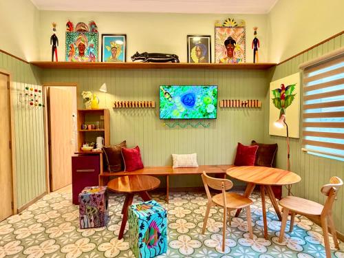 Casa Congo & El Palenque - Casa Rayo Verde - Restaurante - Galeria de arte in Portobelo