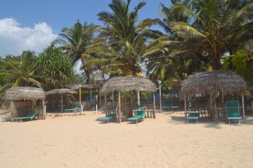strand, Villa Jayananda in Tangalle