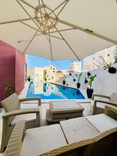 Villa Caesar Piscine privée (Villa Caesar Piscine privee) in Mahdia