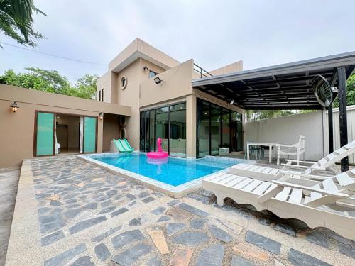 A1-Mountain View Private Pool Villa-บางแสน - Chonburi