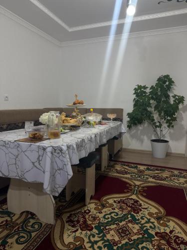 virtuve, Beshik Guest House in Bokonbayevo