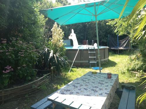 Dārzs, Tiny house with big pool! in Rossum (Gelderland)