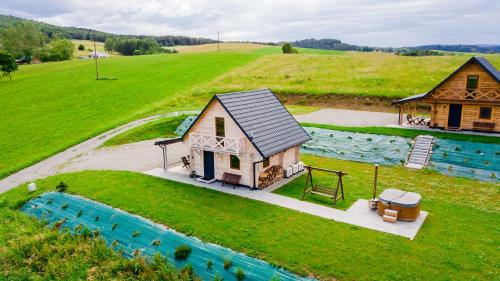A szálláshely kívülről, Domek na Bieszczadach Domek na Bani 2 in Lukowe