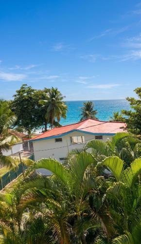 ทัศนียภาพ, Studio confortable vue jardin au Diamant, 25 m² in เลอ ยามัน
