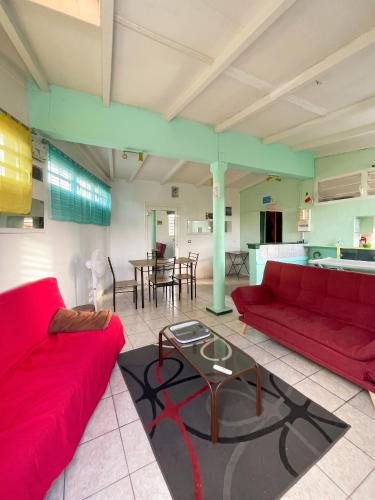 Bed, Maison confortable a Baie-Mahault avec climatisation in Baie-Mahault