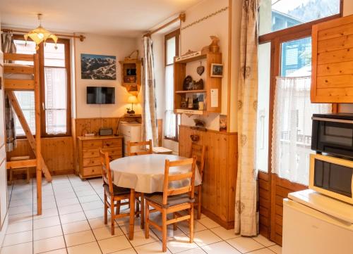 Studio chaleureux à Saint-Gervais-les-Bains, 23m², vue montagne