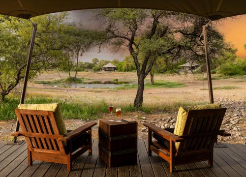 Iekārtas, Onguma Tented Camp in Mokuti Lodge