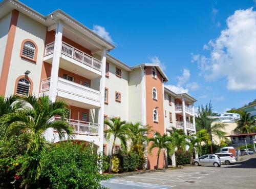 Studio agréable aux Trois-Îlets, 32 m² avec balcon lumineux - Location saisonnière - Les Trois-Îlets