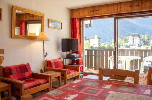 Appartement confortable à Chamonix-Mont-Blanc avec balcon